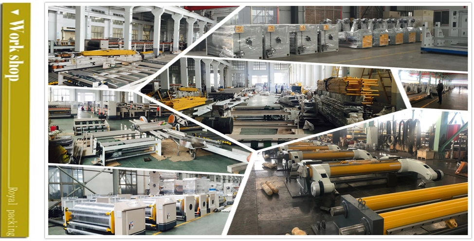 2-Layer Corrugated Paper Produce Machine Single Facer Production Line Mjsgl-4