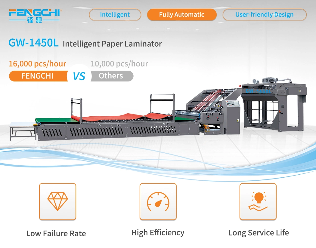 16000 Sheets/Hour High Speed Digital Press Printing Corrugated Flute Paper Laminating Machine