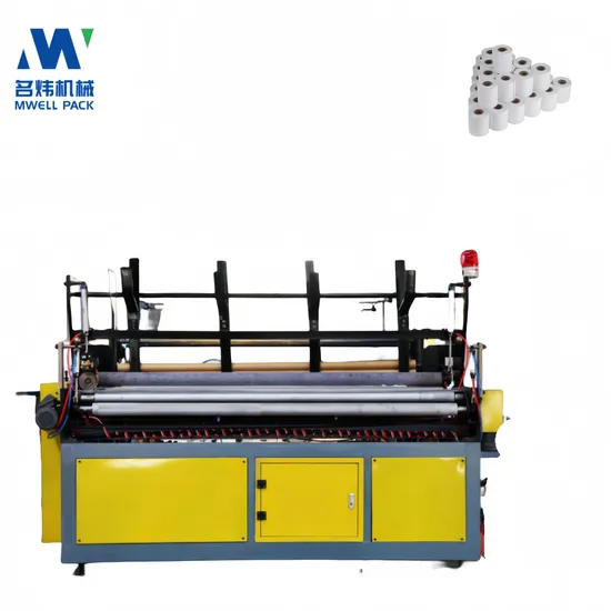 Automatische Hochgeschwindigkeits-Jumbo-Papierrollenschneider-Aufwickelmaschine für Papier, Etikettenaufkleber, Kunststofffolien und flexible Kunststofffolien