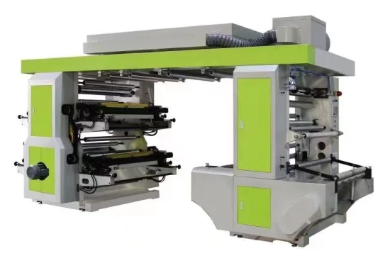 Niedriger Preis 4 Farben Papiertüte Flexodruckmaschine Flexodruckmaschine